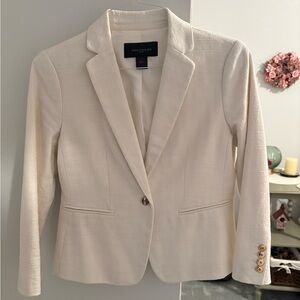 Ann Taylor Women's Ivory Blazer